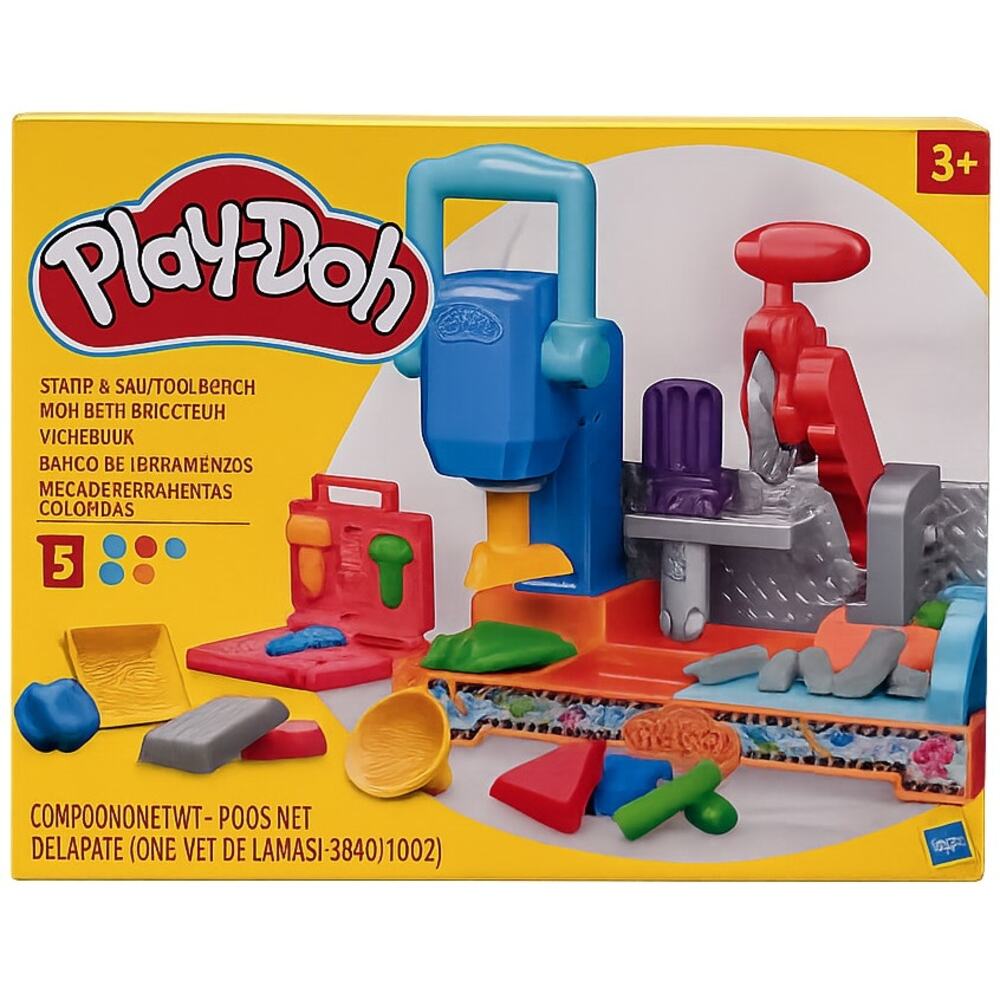 Play-Doh Stamp & Saw Tool Bench NEW 3Y+